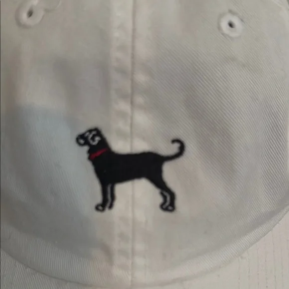 The Black Dog White and Black Embroidered Hat - Picture 3 of 4